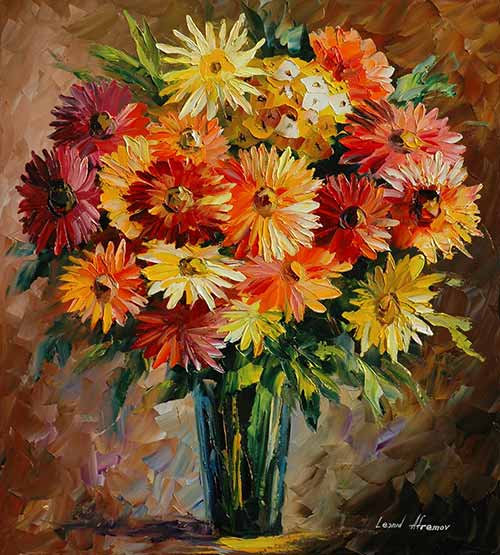 Flowers of love 2 - Leonid Afremov