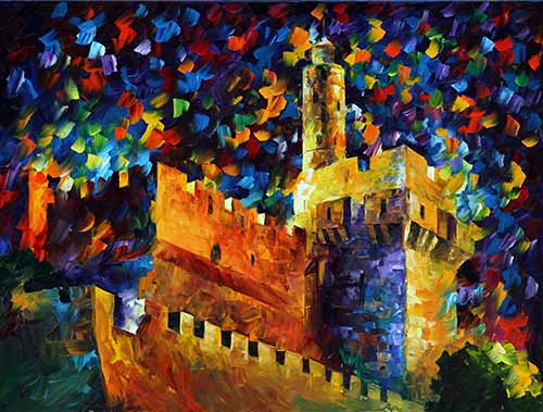Jerusalem Tower Of David - Leonid Afremov