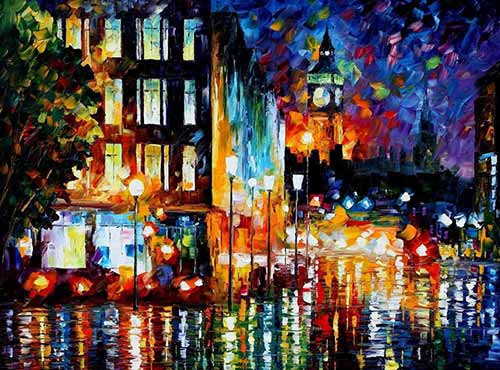 Londons Lights - Leonid Afremov