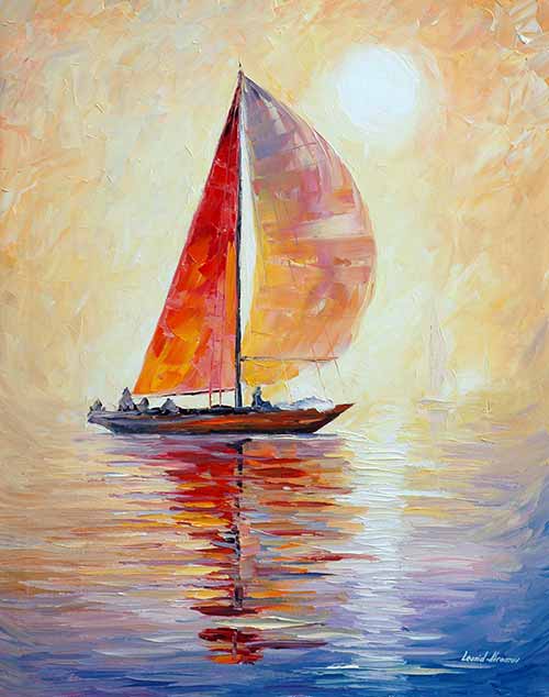 Red Sail - Leonid Afremov