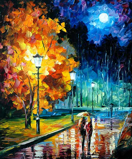 Romantic Night - Leonid Afremov