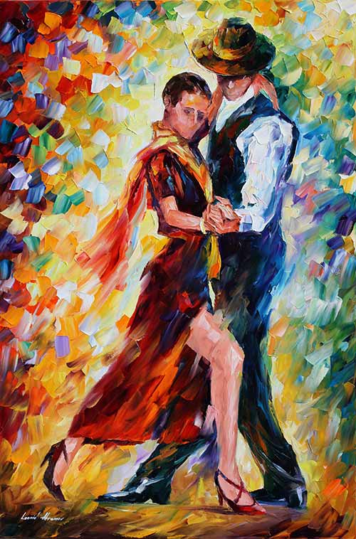 Romantic Tango - Leonid Afremov