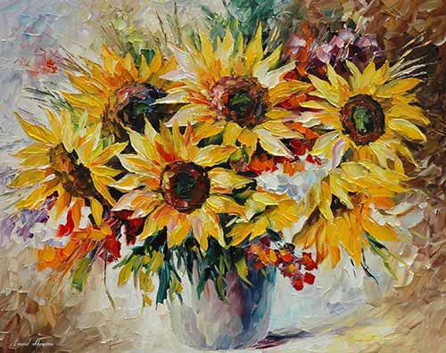 Sunflowers 1 - Leonid Afremov