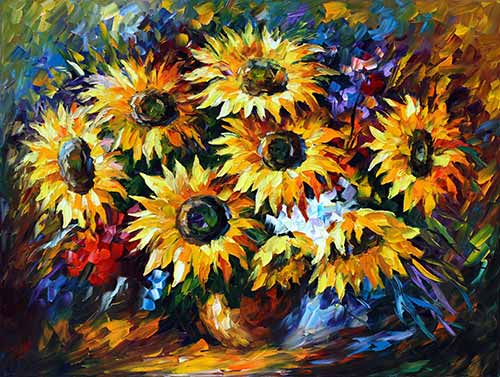 Sunflowers 4 - Leonid Afremov