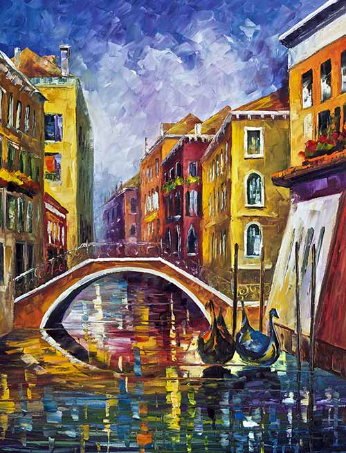 Venice Bridge - Leonid Afremov