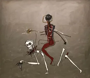 Riding with Death (1982) by Jean-Michel Basquiat