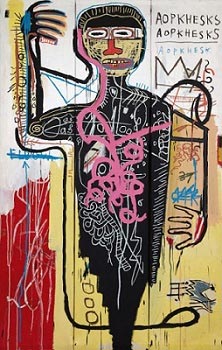 Versus Medici, 1982 by Jean Michel Basquiat.