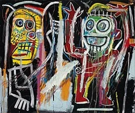 Dustheads, 1982 by Jean Michel Basquiat.