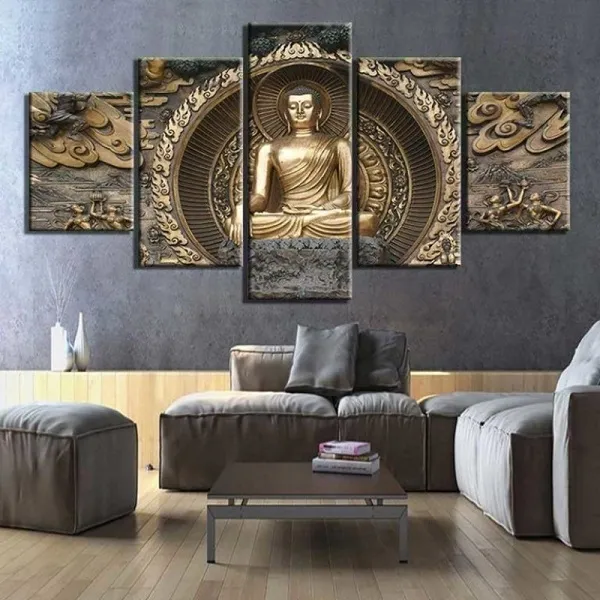 Tranh ghép phong thủy về Đức Phật