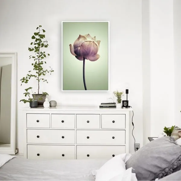 Tranh hoa sen tinh tế