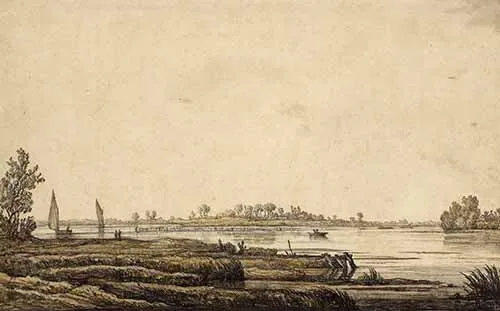 Cảnh nhìn ra bờ sông