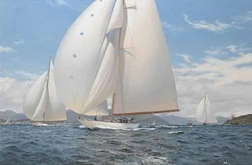 John Steven Dews - Velsheda shows her paces