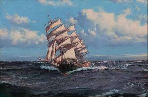 Montague Dawson - Clipper 'Aberdeen'