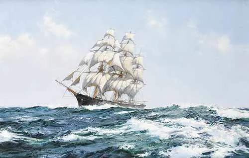 Montague Dawson - The Racing Sky