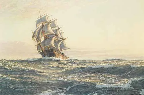 Montague Dawson - The Yankee packet Dreadnought