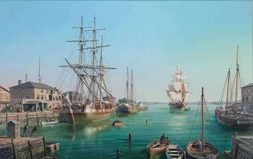 Roy Cross - Old Salem in the 1840s, Bark 'Rosabella', 1995