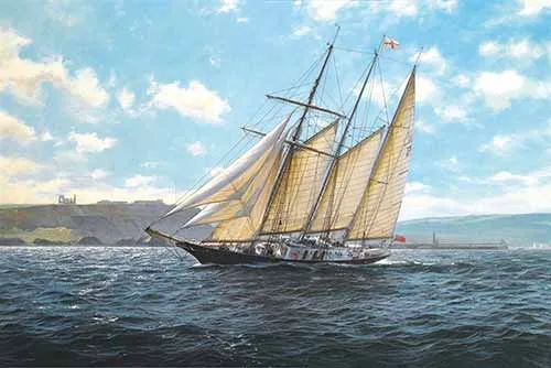 John Steven Dews - Sir Winston Churchill, off Whitby