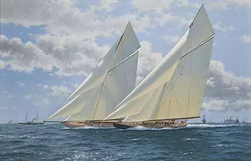 Terry Bailey - The 1920 America's cup, Resolute v. Shamrock IV