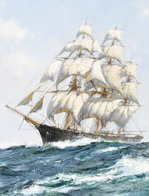 Montague Dawson - The Racing Sky