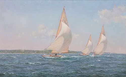 Richard K. Loud - Stretching the Lead, 8 Meter Racing, 1930s