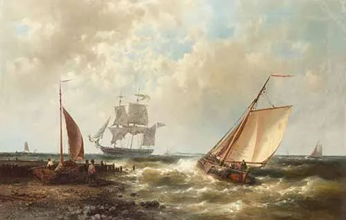  Abraham Hulk Senior - Running out to meet the new arrival offshore