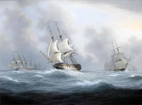 Tim Thompson - Fleet of East Indiamen