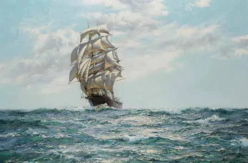 Montague Dawson - The Glittering Highway - The Southern Cross