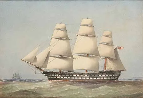 William Frederick Mitchell - H.M.S. Trafalgar