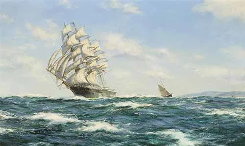 Henry Scott - Cutty Sark-homeward bound off the Lizard