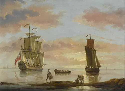 Francis Swaine - Low tide