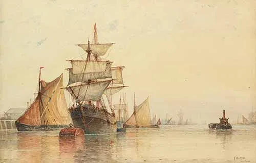 Frederick James Aldridge - On the Thames