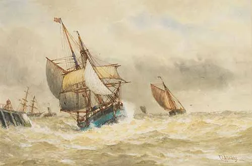 Frederick James Aldridge - Setting off