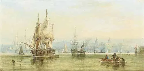 George William Crawford Chambers Jr - Shipping off Greenwich