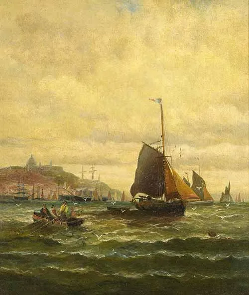 Hubert Anslow Thornley - A fresh breeze