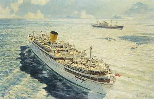 John Stobart - A stern view of the Aureol