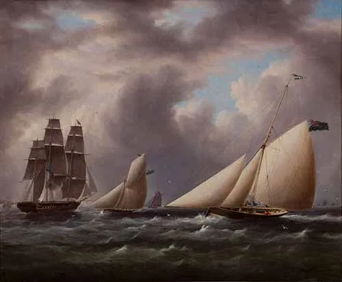 James Edward Buttersworth - English Cutters Racing English Racing Slopes