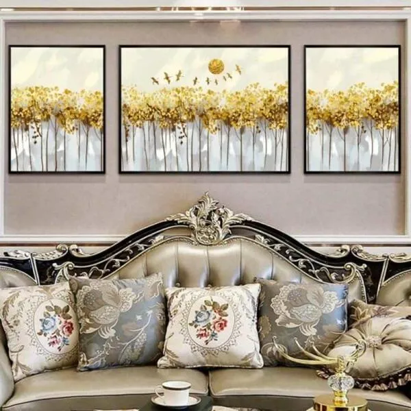 Tranh nhật xuất thiên sơn đem lại năng lượng tích cực, niềm tin và sự thịnh vượng cho gia chủ