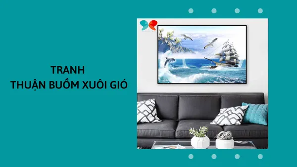 Tranh phong thủy thuận buồm xuôi gió