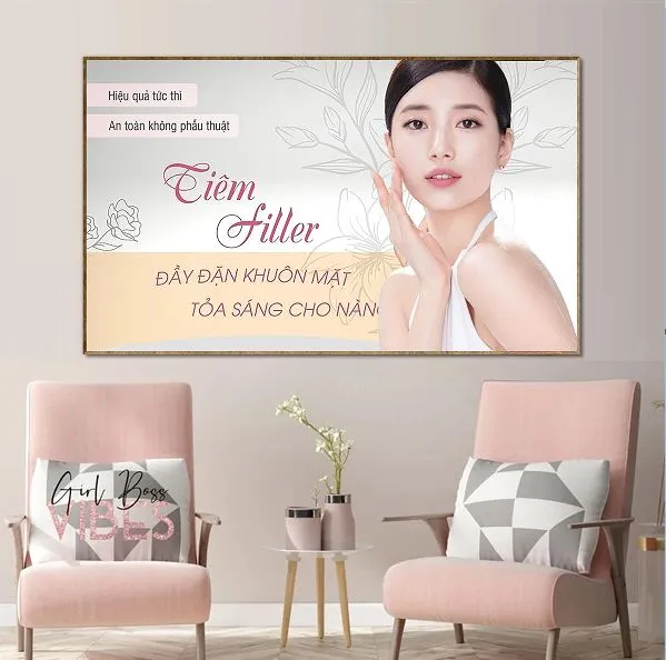 Tranh đơn phẫu thuật thẩm mỹ: Tiêm filler làm đẹp trang trí thẩm mỹ
