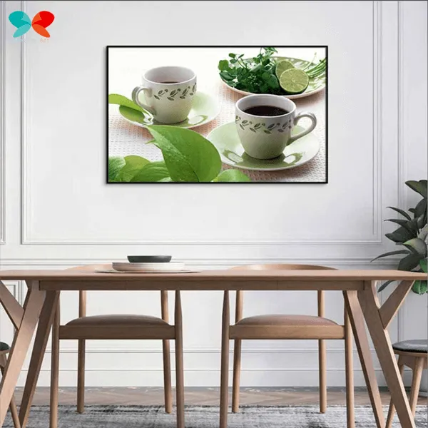 Tranh treo phòng ăn cần phải tươi sáng