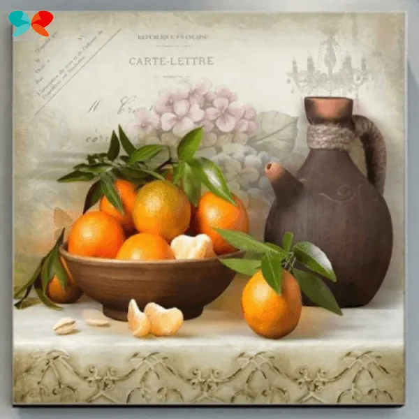 Tranh treo hình hoa quả