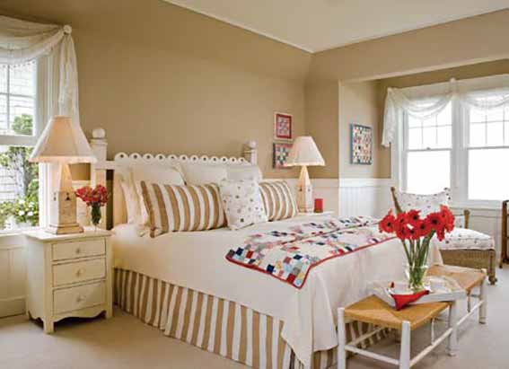 Phòng ngủ với phong cách Cottage