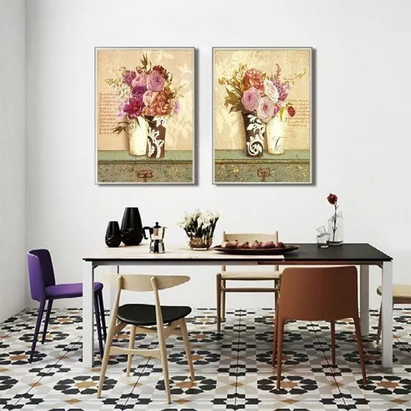 Nên chọn tranh treo bếp thuộc chủ đề thiên nhiên